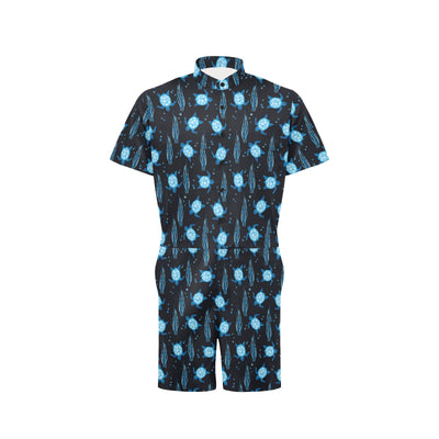 Sea Turtle Print Design LKS3013 Men's Romper