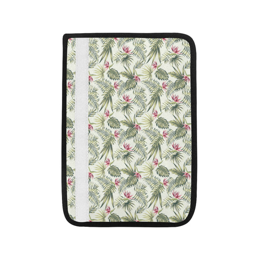 Bird Of Paradise Pattern Print Design 04 Car Seat Belt Cover