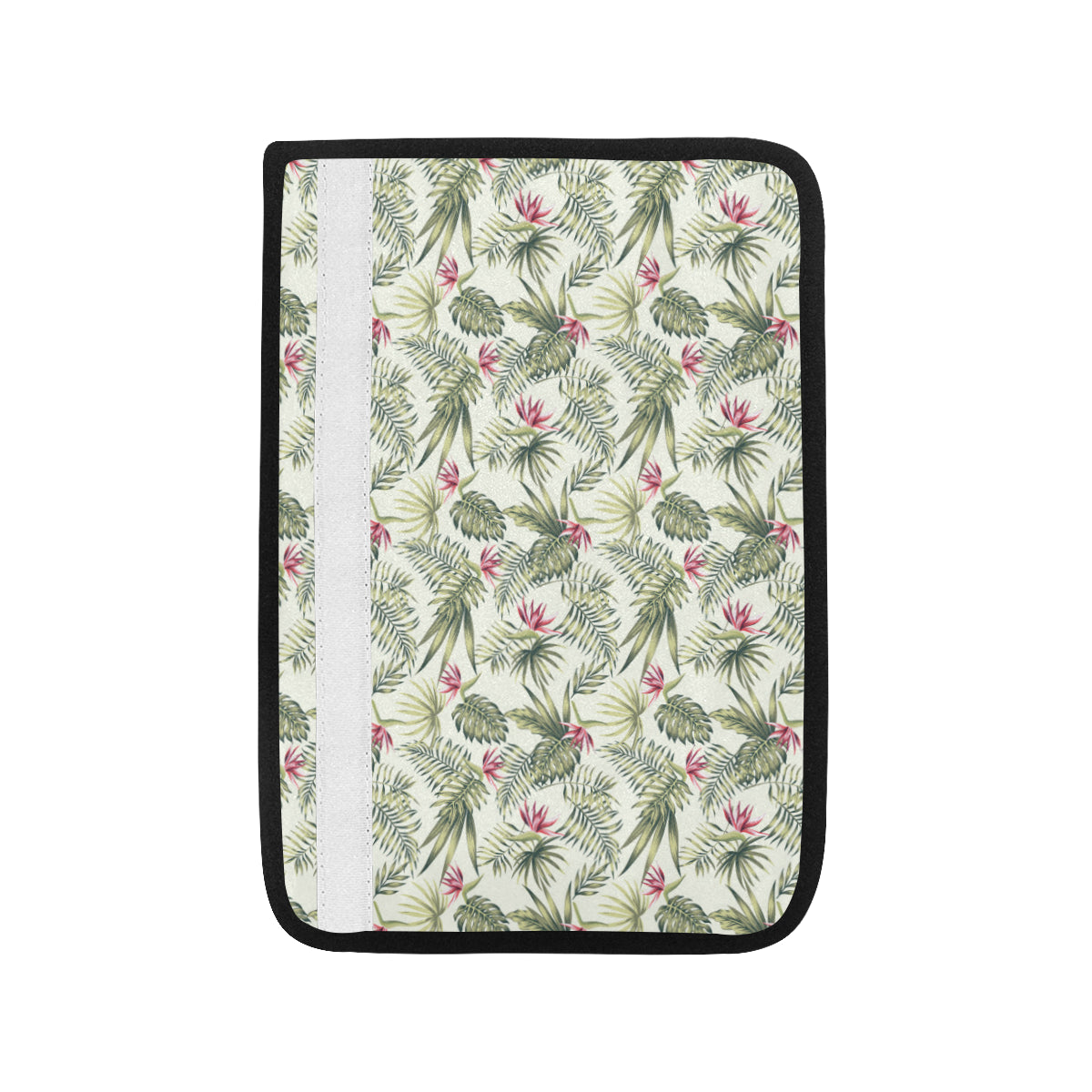 Bird Of Paradise Pattern Print Design 04 Car Seat Belt Cover