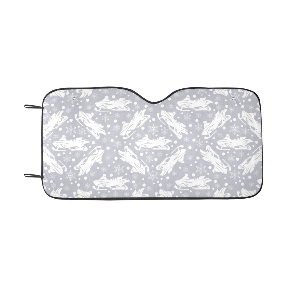 Snowmobile Print Design LKS302 Car front Windshield Sun Shade