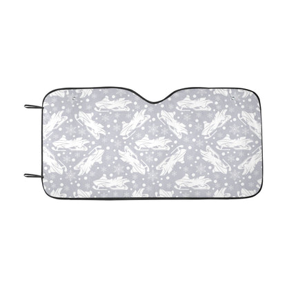 Snowmobile Print Design LKS302 Car front Windshield Sun Shade