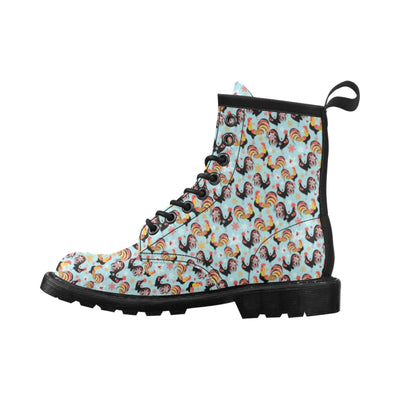Rooster Themed Design Women's Boots