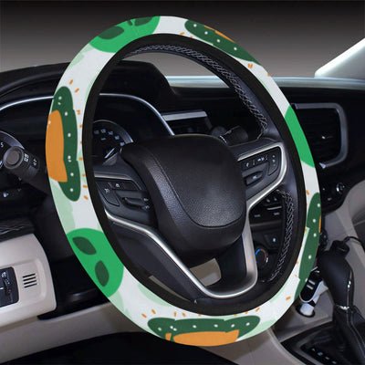 Alien UFO Pattern Print Design 04 Steering Wheel Cover with Elastic Edge