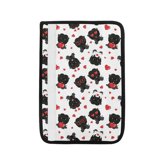 Affenpinscher Pattern Print Design 01 Car Seat Belt Cover