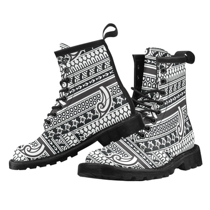 Samoan Style Print Design LKS305 Women's Boots