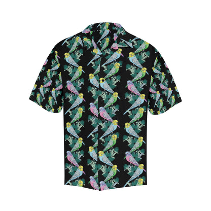 Budgerigar Pattern Print Design 03 Men's Hawaiian Shirt
