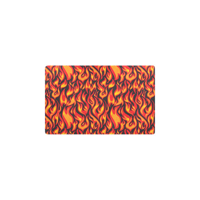 Flame Fire Print Pattern Kitchen Mat