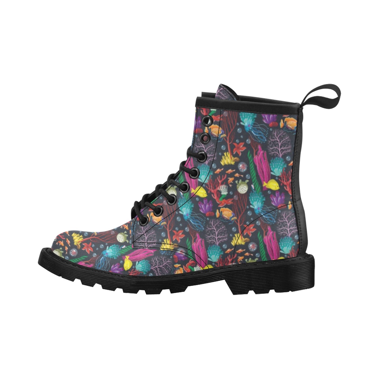 Underwater Cute Print Design LKS303 Women's Boots