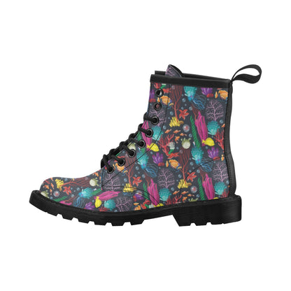 Underwater Cute Print Design LKS303 Women's Boots