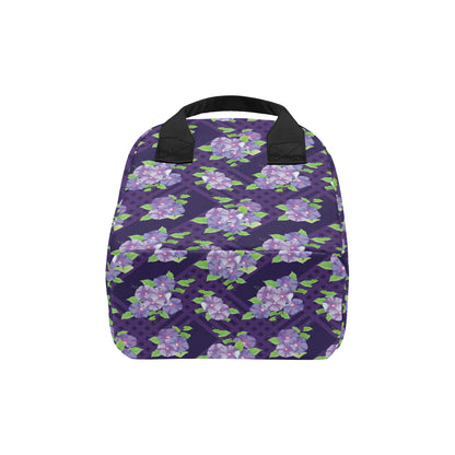 Morning Glory Pattern Print Design MG03 Insulated Lunch Bag