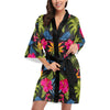 Bird Of Paradise Pattern Print Design BOP014 Women Kimono Robe