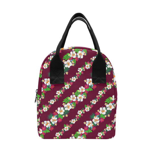 Hawaiian Themed Pattern Print Design H06 Insulated Lunch Bag