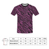 Zebra Pink Print Design LKS304 Men's All Over Print T-shirt