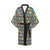 Camper Pattern Print Design 02 Women's Short Kimono