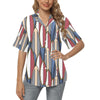 Surf board Pattern Women's Hawaiian Shirt