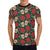 Sugar Skull Red Rose Print Design LKS301 Men's All Over Print T-shirt