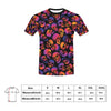 Skull Multicolor Print Design LKS3011 Men's All Over Print T-shirt