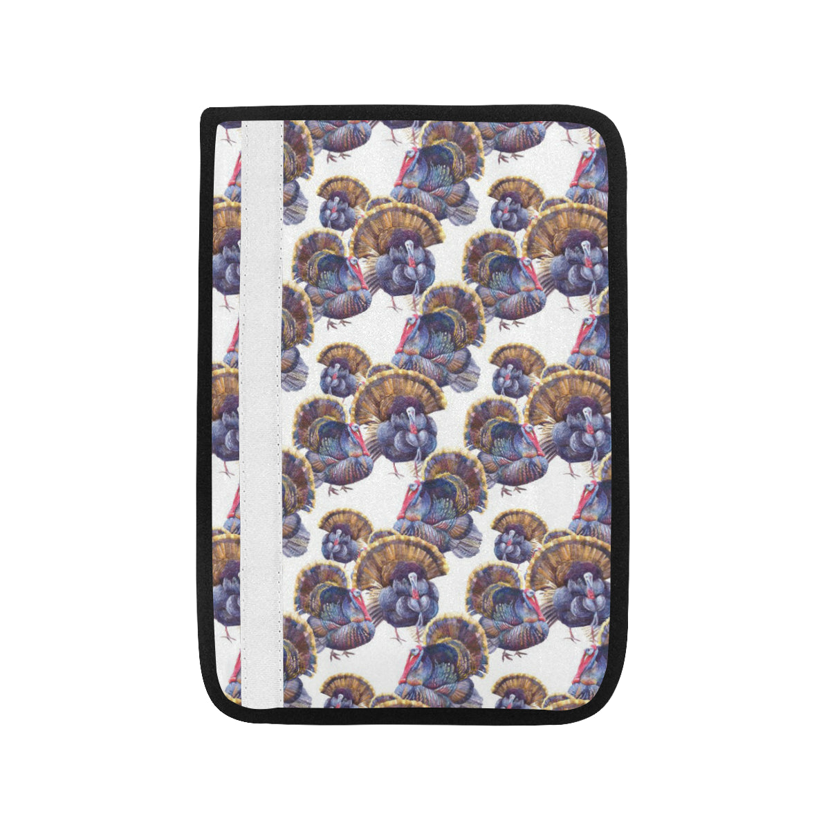 Turkey Pattern Print Design 01 Car Seat Belt Cover