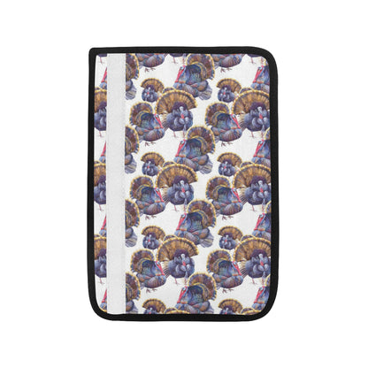Turkey Pattern Print Design 01 Car Seat Belt Cover