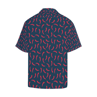 Chilli Pepper Pattern Print Design 03 Men's Hawaiian Shirt