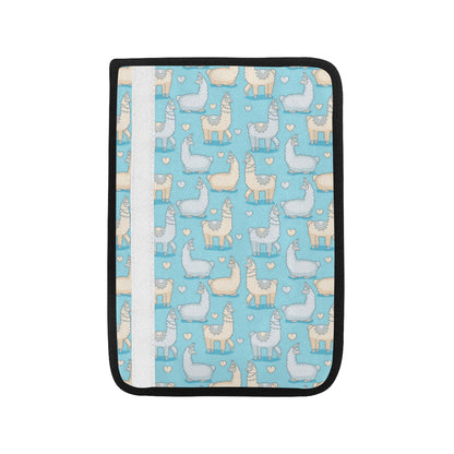 Alpaca Pattern Print Design 06 Car Seat Belt Cover