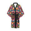Kaleidoscope Pattern Print Design 02 Women's Short Kimono