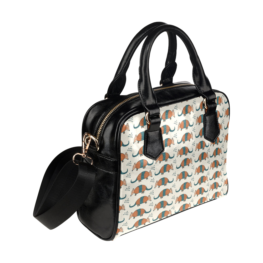Armadillo Pattern Print Design 01 Shoulder Handbag