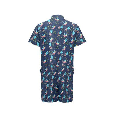 Fairy with flower Print Pattern Men's Romper