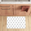 Bull Terriers Pattern Print Design 06 Kitchen Mat