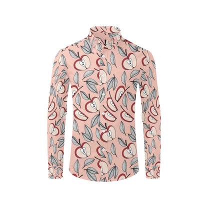 Apple Pattern Print Design AP04 Men's Long Sleeve Shirt
