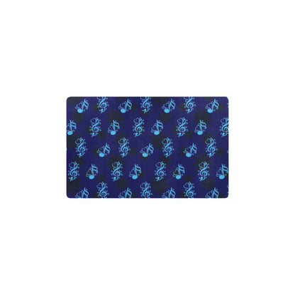 Music note Pattern Print Design A04 Kitchen Mat