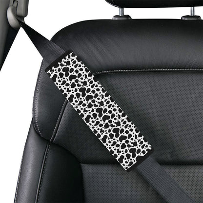 Cow Skin Pattern Print Design 04 Car Seat Belt Cover
