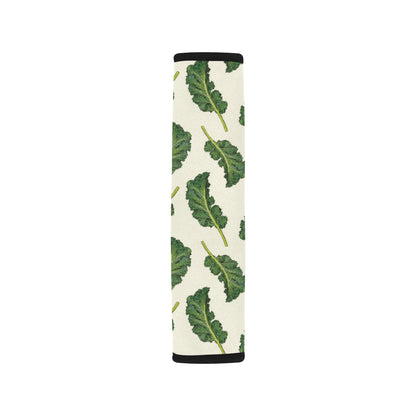 Kale Pattern Print Design 03 Car Seat Belt Cover