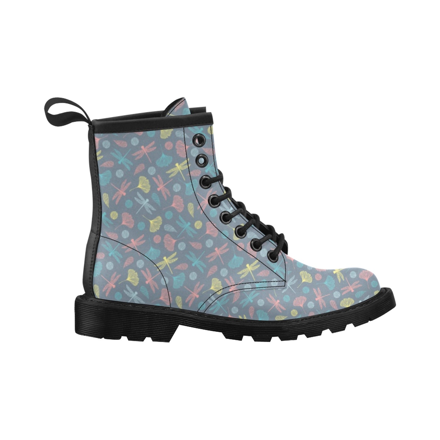 Dragonfly Print Design LKS403 Women's Boots