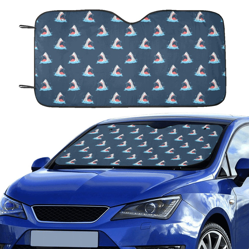 Shark Print Design LKS3010 Car front Windshield Sun Shade