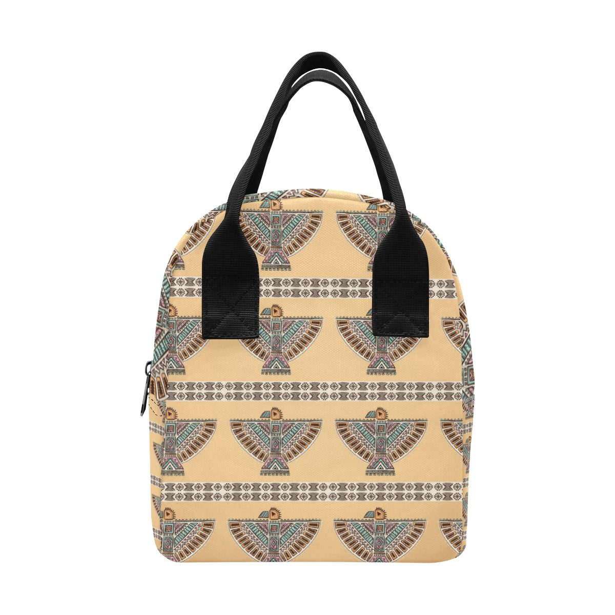 Native American Eagle Pattern Insulated Lunch Bag