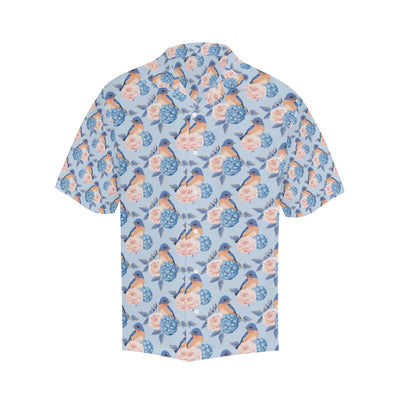 Bluebird Pattern Print Design 01 Men's Hawaiian Shirt