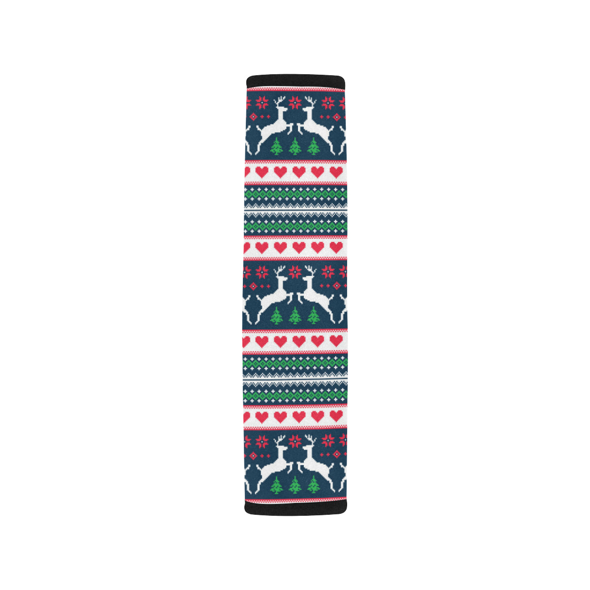 Reindeer Pattern Print Design 03 Car Seat Belt Cover