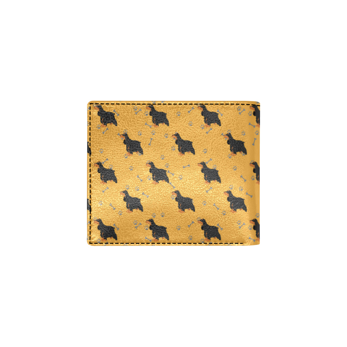 Cocker Pattern Print Design 01 Men's ID Card Wallet
