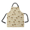 Beagle Pattern Print Design 01 Apron with Pocket