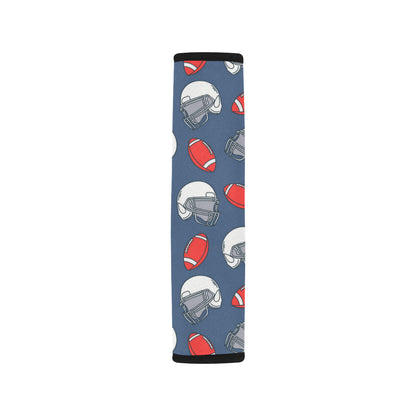 American Football Helmet Design Pattern Car Seat Belt Cover