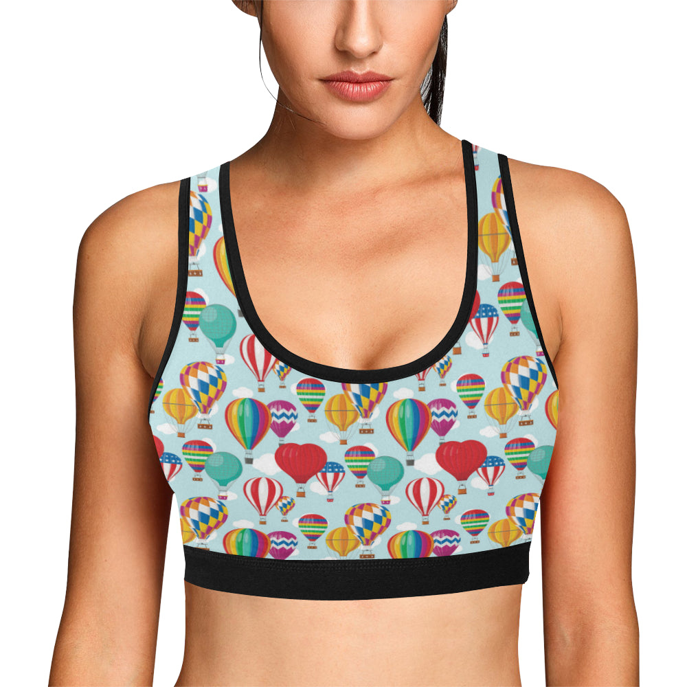 Ballon Pattern Print Design 07 Sports Bra