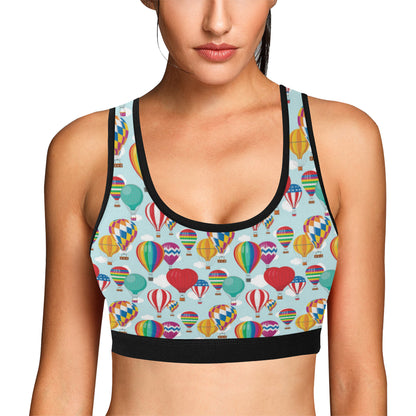 Ballon Pattern Print Design 07 Sports Bra