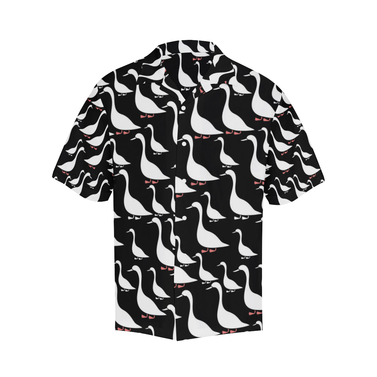 Goose Pattern Print Design 01 Men's Hawaiian Shirt