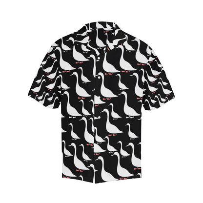 Goose Pattern Print Design 01 Men's Hawaiian Shirt