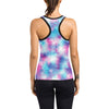 Tie Dye Blue Pink Women's Racerback Tank Top