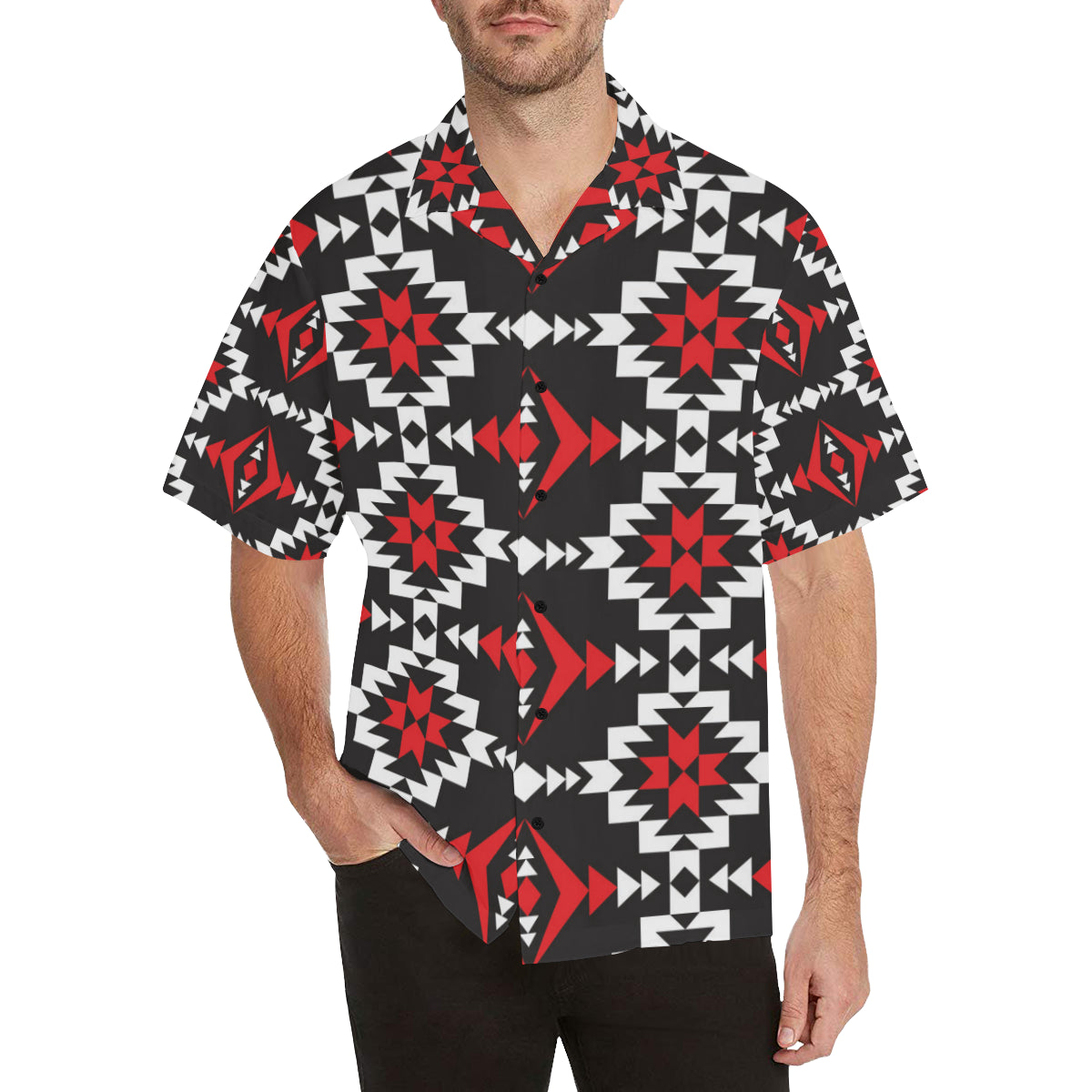 Navajo Pattern Print Design A02 Men's Hawaiian Shirt