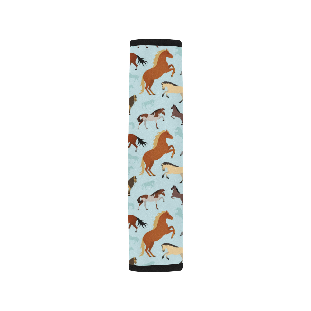 Horse Cute Themed Pattern Print Car Seat Belt Cover