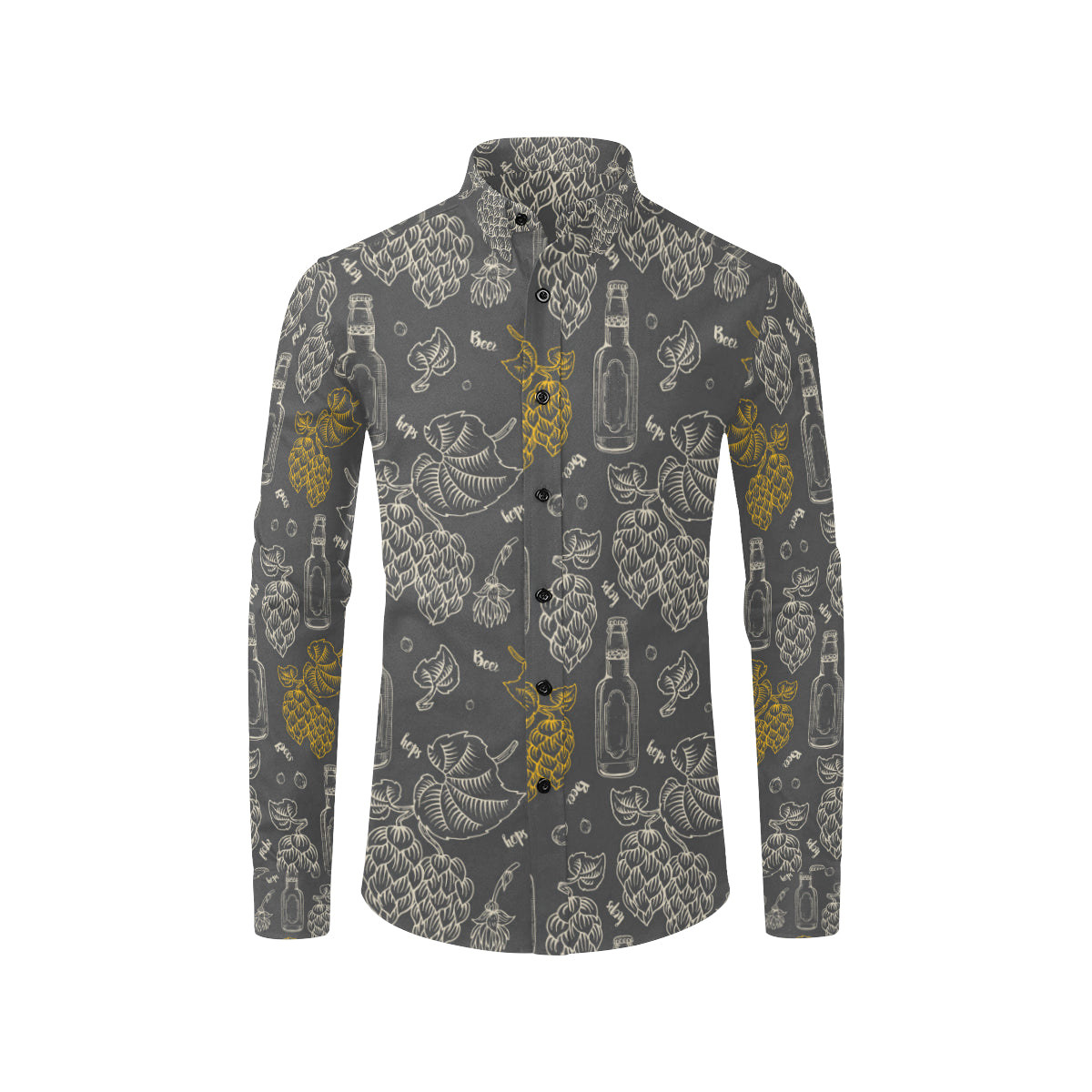 Hope Pattern Print Design 01 Men's Long Sleeve Shirt