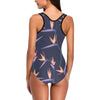 Bird Of Paradise Pattern Print Design BOP015 Women Swimsuit